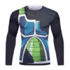 Dragon Z Onyx Warrior Battle Damaged Long Sleeve Elite Rashguard - Image 2