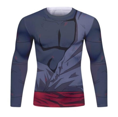 Dragon Z Black Battle Damaged Long Sleeve Elite Rashguard - Image 2