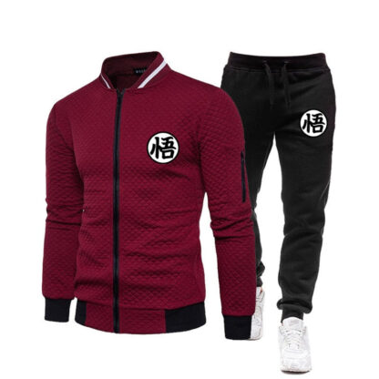Dragon Master Casual Jogging Tracksuit Zipper Hoodie and Sweatpants Pants Workout Sportswear - Image 9