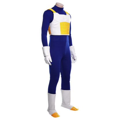 Dragon Warrior Cosplay Costume Jumpsuit Shoe Covers Gloves Vest Halloween Power Up - Image 5