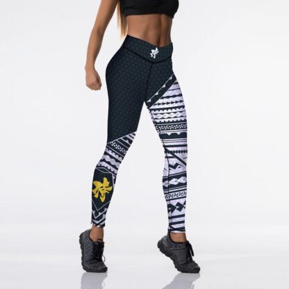 Women's High Waisted Leggings 12% Spandex High Waist Elastic Push Up Pants - Image 11