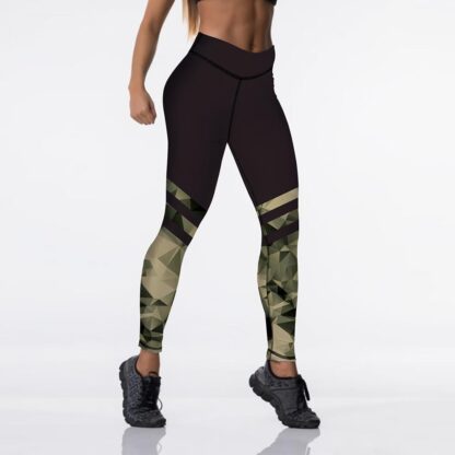 Women's High Waisted Leggings 12% Spandex High Waist Elastic Push Up Pants - Image 9