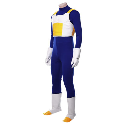 Dragon Warrior Cosplay Costume Jumpsuit Shoe Covers Gloves Vest Halloween Power Up - Image 4