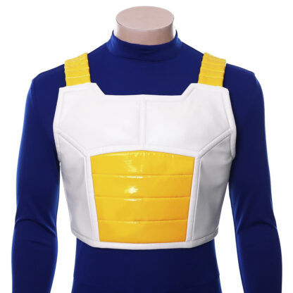 Dragon Warrior Cosplay Costume Jumpsuit Shoe Covers Gloves Vest Halloween Power Up - Image 3