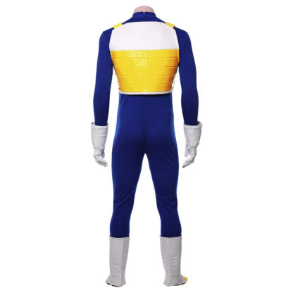 Dragon Warrior Cosplay Costume Jumpsuit Shoe Covers Gloves Vest Halloween Power Up - Image 2