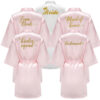 Silk Bridal Party Getting Ready Robes - Bride, Maid of Honor, Bridesmaid Robes