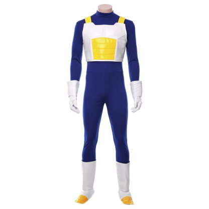 Dragon Warrior Cosplay Costume Jumpsuit Shoe Covers Gloves Vest Halloween Power Up