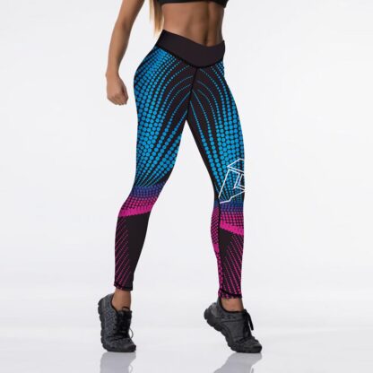 Women's High Waisted Leggings 12% Spandex High Waist Elastic Push Up Pants - Image 10