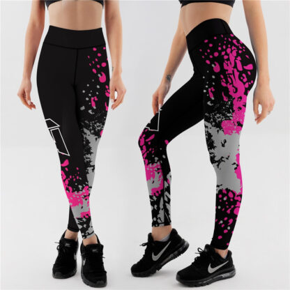 Women's High Waisted Leggings 12% Spandex High Waist Elastic Push Up Pants - Image 16