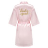 Silk Bridal Party Getting Ready Robes - Bride, Maid of Honor, Bridesmaid Robes - Image 3