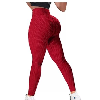 Butt Lift Leggings for Women Peach Push Up Booty Tights High Waist Workout Yoga Pants - Image 2