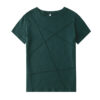 Summer Slim Cotton Bamboo Solid Color Casual Women's T-Shirts O-Neck - Image 6