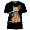 Samurai Dog Cat and More Japanese Irezumi Style T-Shirts - Image 10