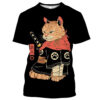 Samurai Dog Cat and More Japanese Irezumi Style T-Shirts - Image 6