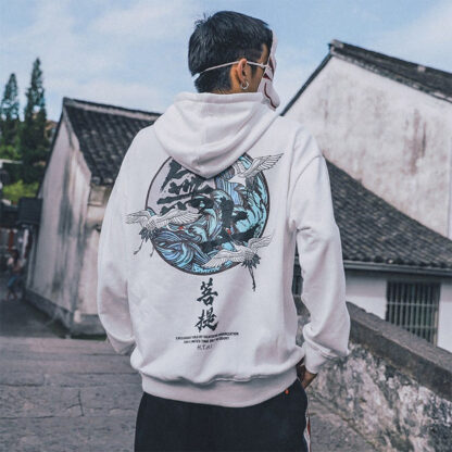 Samurai Demon Vintage Japanese Streetwear Hoodies - Image 9