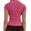 Vintage T-shirt Women's Short Sleeve Round Neck Slim Fit Tops - Image 7