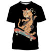 Samurai Dog Cat and More Japanese Irezumi Style T-Shirts - Image 12