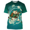 Samurai Dog Cat and More Japanese Irezumi Style T-Shirts - Image 15