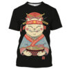 Samurai Dog Cat and More Japanese Irezumi Style T Shirts - Image 8