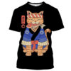 Samurai Dog Cat and More Japanese Irezumi Style T Shirts - Image 10