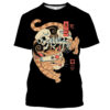 Samurai Dog Cat and More Japanese Irezumi Style T Shirts - Image 7