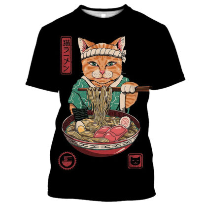 Samurai Dog Cat and More Japanese Irezumi Style T-Shirts - Image 2