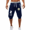 Dragon Fighter Ultra Instinct Shorts Black and White - Image 4