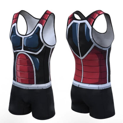 Dragon Z Red Warrior Men's Powerlifting Singlet - Image 3