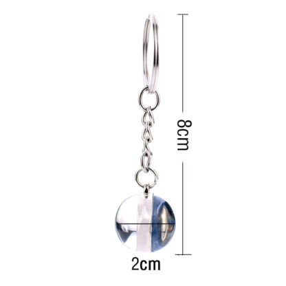 Zodiac Sign Constellation Sphere Keychain - Image 29