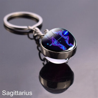 Zodiac Sign Constellation Sphere Keychain - Image 21