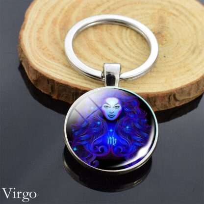 Zodiac Sign Constellation Sphere Keychain - Image 25