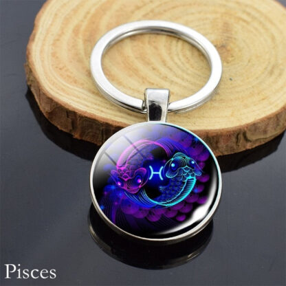 Zodiac Sign Constellation Sphere Keychain - Image 7