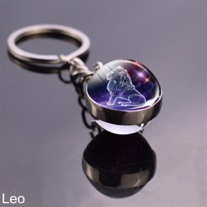 Zodiac Sign Constellation Sphere Keychain - Image 40