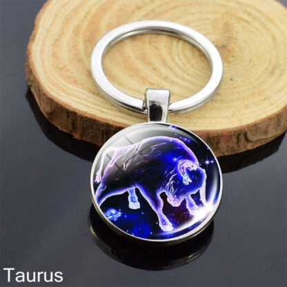 Zodiac Sign Constellation Sphere Keychain - Image 27