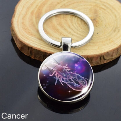 Zodiac Sign Constellation Sphere Keychain - Image 11