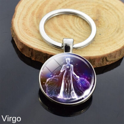 Zodiac Sign Constellation Sphere Keychain - Image 10