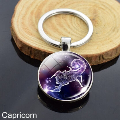 Zodiac Sign Constellation Sphere Keychain - Image 42