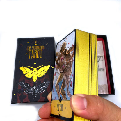 The Sasuraibito Tarot 78 Card Deck and 63-page guidebook Original Divination Gilt Edge with Box - Image 28