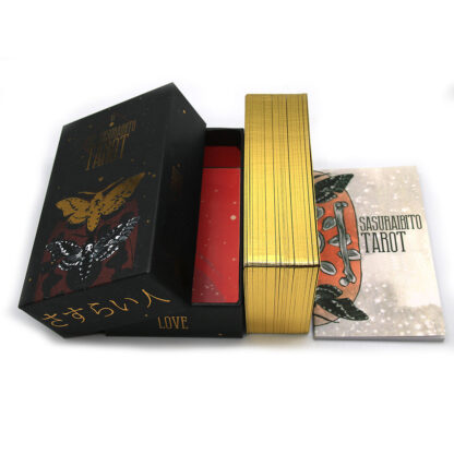 The Sasuraibito Tarot 78 Card Deck and 63-page guidebook Original Divination Gilt Edge with Box - Image 12
