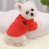 Dog Winter Fleece Sweater - Plush Sleeveless Vest Jackets For Small Dogs - Image 7