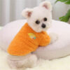 Dog Winter Fleece Sweater - Plush Sleeveless Vest Jackets For Small Dogs - Image 4