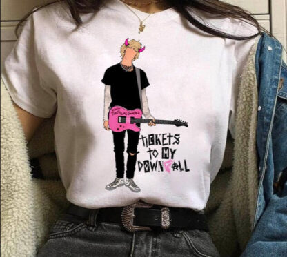Machine Gun Kelly MGK Streetwear Harajuku Oversized Cotton T-shirt - Image 16