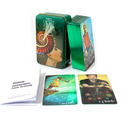 The Sasuraibito Tarot 78 Card Deck and 63-page guidebook Original Divination Gilt Edge with Box - Image 5