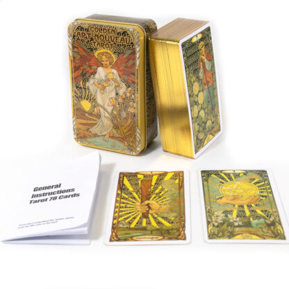 The Sasuraibito Tarot 78 Card Deck and 63-page guidebook Original Divination Gilt Edge with Box - Image 27