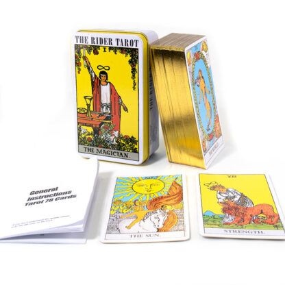 The Sasuraibito Tarot 78 Card Deck and 63-page guidebook Original Divination Gilt Edge with Box - Image 25