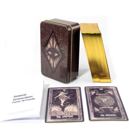 The Sasuraibito Tarot 78 Card Deck and 63-page guidebook Original Divination Gilt Edge with Box - Image 16