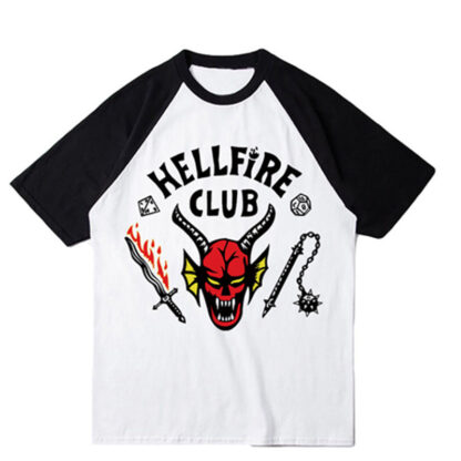 Stranger Things 4 Women T Shirt Hellfire Club