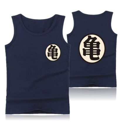 Dragon Dark Blue Plain Tank Version 2 - FitKing