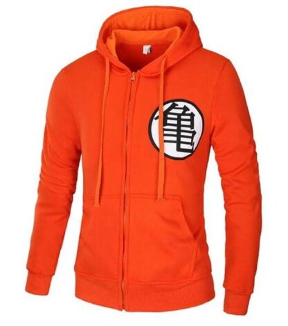 Dragon Warrior All Orange Hoodie - FitKing