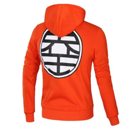 Dragon Warrior All Orange Hoodie - FitKing